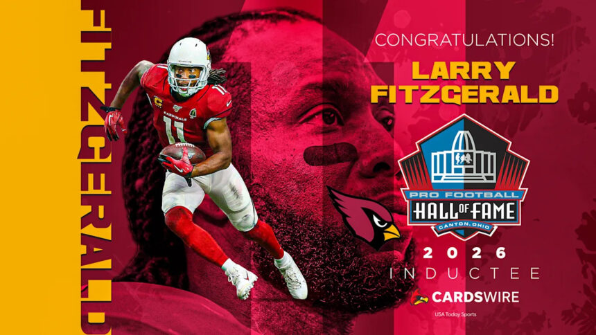 Larry Fitzgerald officially a Hall of Famer: What his NFL records mean