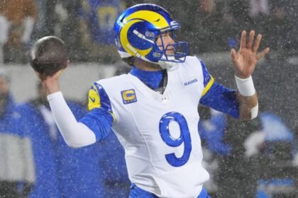 Matthew Stafford says he’s not retiring in 2026 NFL MVP Speech