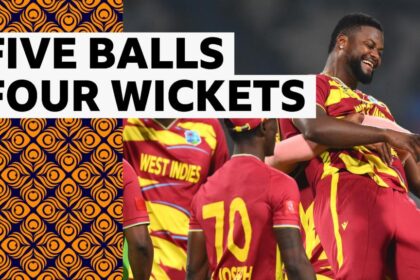 'What a moment!' - Shepherd takes four wickets in one over