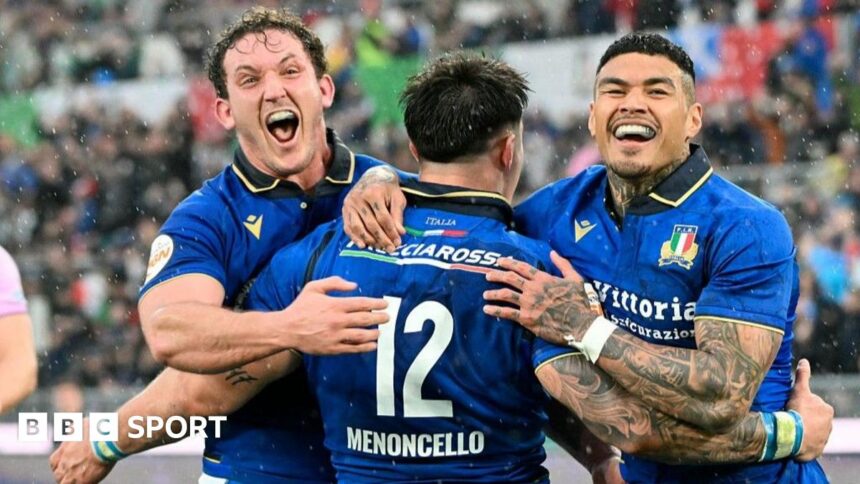 Italy punish lacklustre Scotland in Rome rain