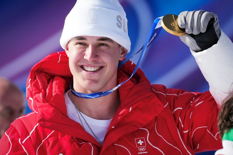 Swiss joy as Von Allmen wins first gold of Winter Olympics