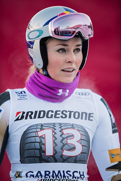 Lindsey Vonn finishes third in final downhill training run