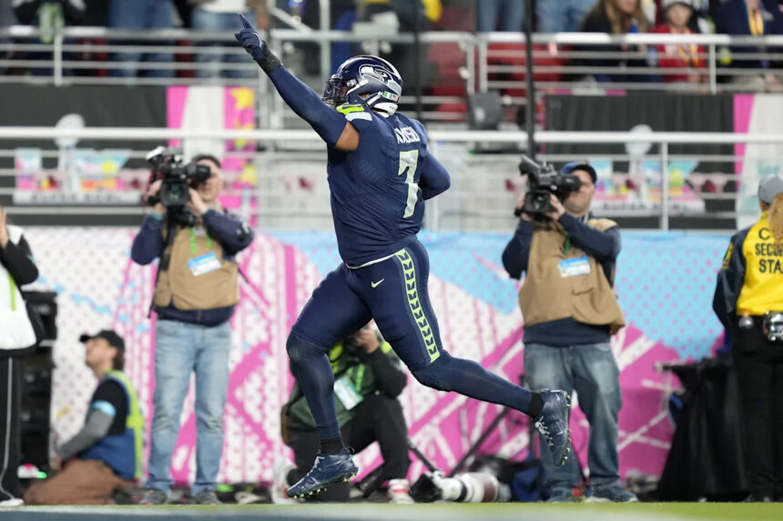 Uchenna Nwosu touchdown helps Seattle Seahawks win Super Bowl