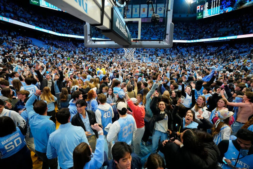 ACC fines UNC $50,000 After court-storming chaos vs. Duke