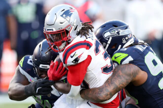 Rhamondre Stevenson scores touchdown in Patriots' Super Bowl LX loss
