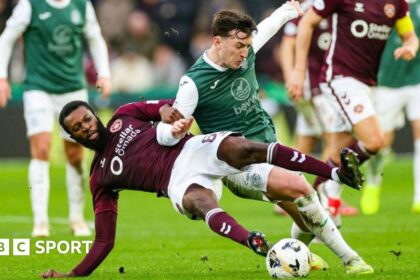 'Furious' derby is start to '13 cup finals' for leaders Hearts