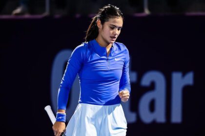 Raducanu retires from first-round match in Qatar