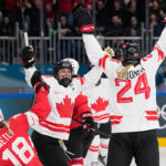 Marie-Philip Poulin hurt in Canada's Olympic hockey game against Czechia