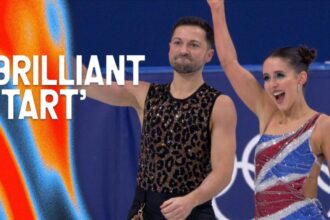 Fear and Gibson sit fourth after first ice dance event