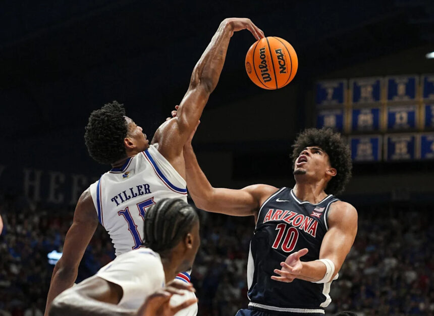 Kansas upsets No. 1 Arizona, hand Wildcats first loss of season