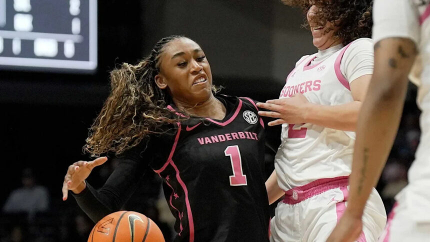 Mikayla Blakes scores 34 in No. 5 Vanderbilt women’s dominant win over No. 10 Oklahoma