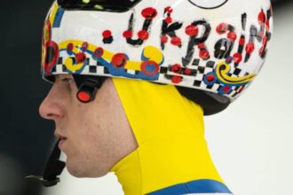 Ukrainian skeleton racer says helmet honouring fallen athletes banned