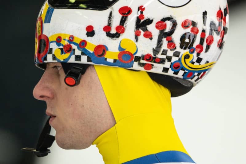 Ukrainian skeleton racer says helmet honouring fallen athletes banned