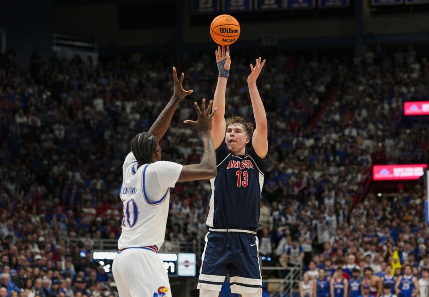 No. 9 Kansas rallies to end No. 1 Arizona's unbeaten run