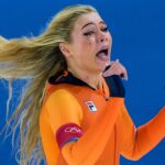 Dutch speedskating star Jutta Leerdam, fiancée of Jake Paul, sets Winter Olympics record in gold med
