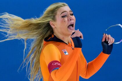 Dutch speedskating star Jutta Leerdam, fiancée of Jake Paul, sets Winter Olympics record in gold med