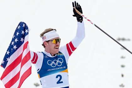Ben Ogden makes US Olympics history with silver in men's cross-country skiing