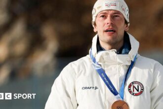Norwegian biathlete wins bronze then confesses to affair on live TV
