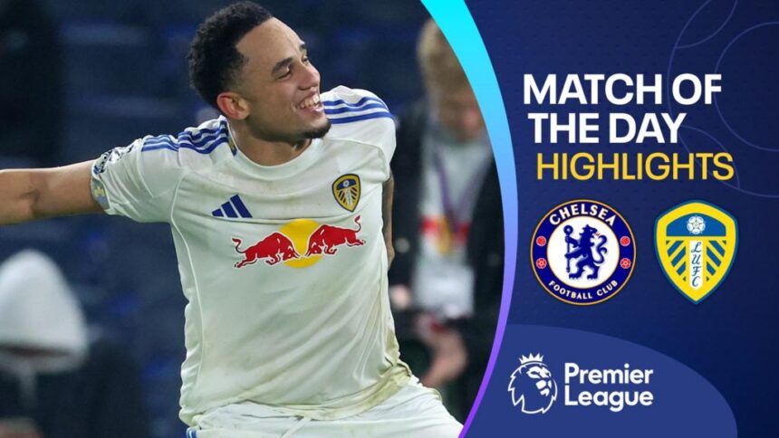 Leeds come back from two down to earn draw at Chelsea