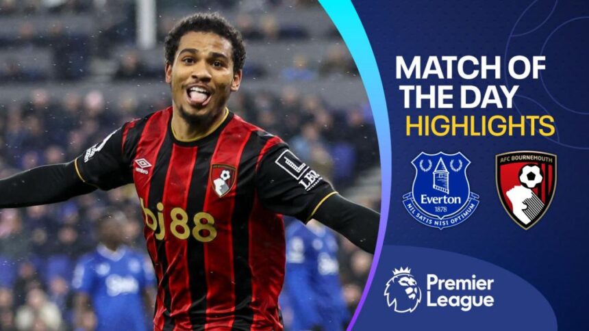 Bournemouth fight back to beat 10-man Everton