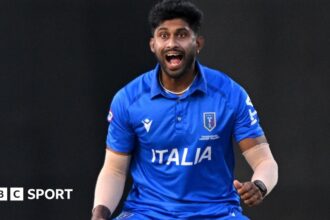 The pizza chef hoping to star for Italy at T20 World Cup