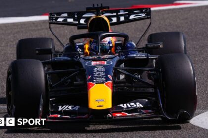 Verstappen fastest in first morning of Bahrain test