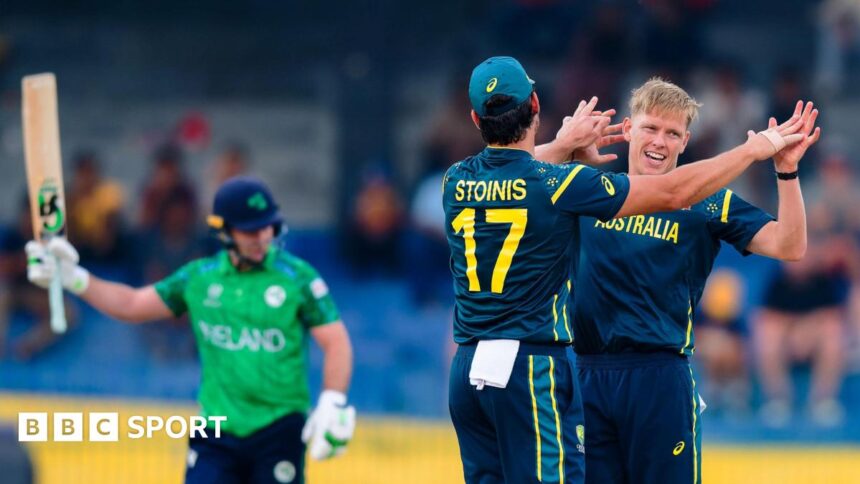 Australia leave Ireland on brink of World Cup exit