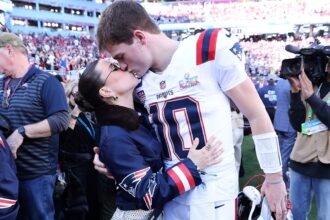 Patriots star Drake Maye's wife thanks God for 'incredible season' after crushing Super Bowl loss