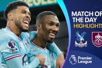 Burnley score three quickfire goals to stun Palace in comeback win