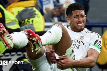 Injured Bellingham a doubt for England friendlies