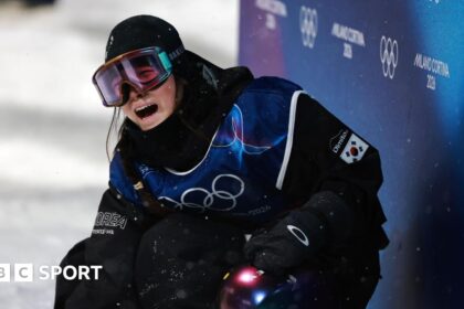 Choi, 17, denies Kim historic third halfpipe gold