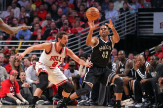 Brooklyn Nets jersey history No. 42 - Jerry Stackhouse (2012-13)