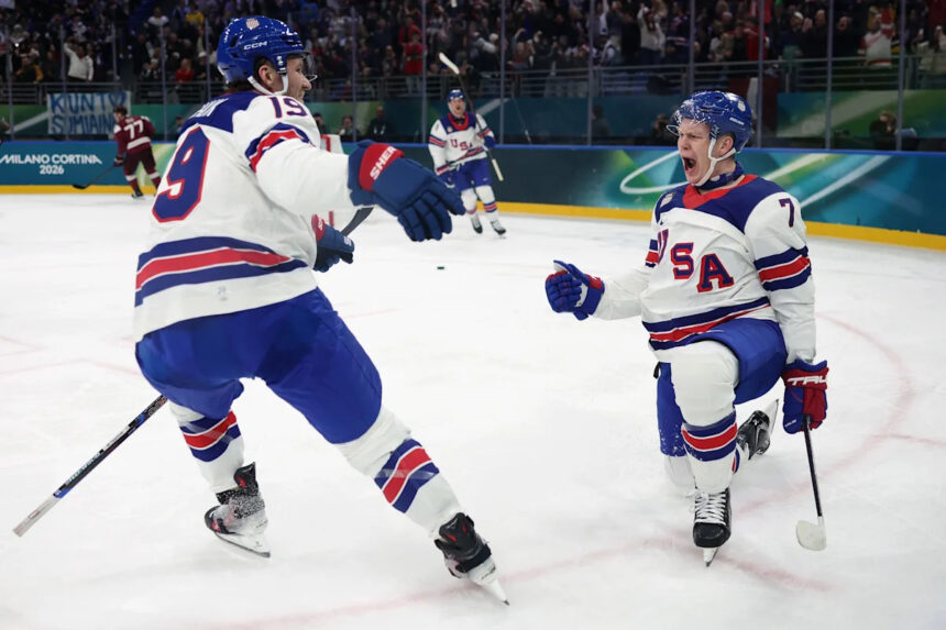 USA hockey blasts Latvia despite disallowed goals: 'Never any panic'