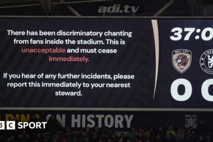 Discriminatory chants called 'stain on game' after arrests made at Hull City