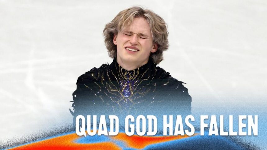 'The quad god has fallen' - favourite Malinin tumbles to eighth in dramatic free skate