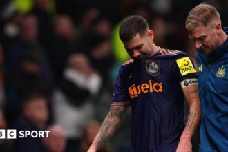 Guimaraes set to be out for two months with injury