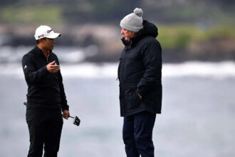 Collin Morikawa weathers controversial 18th hole ice-out to win at Pebble Beach