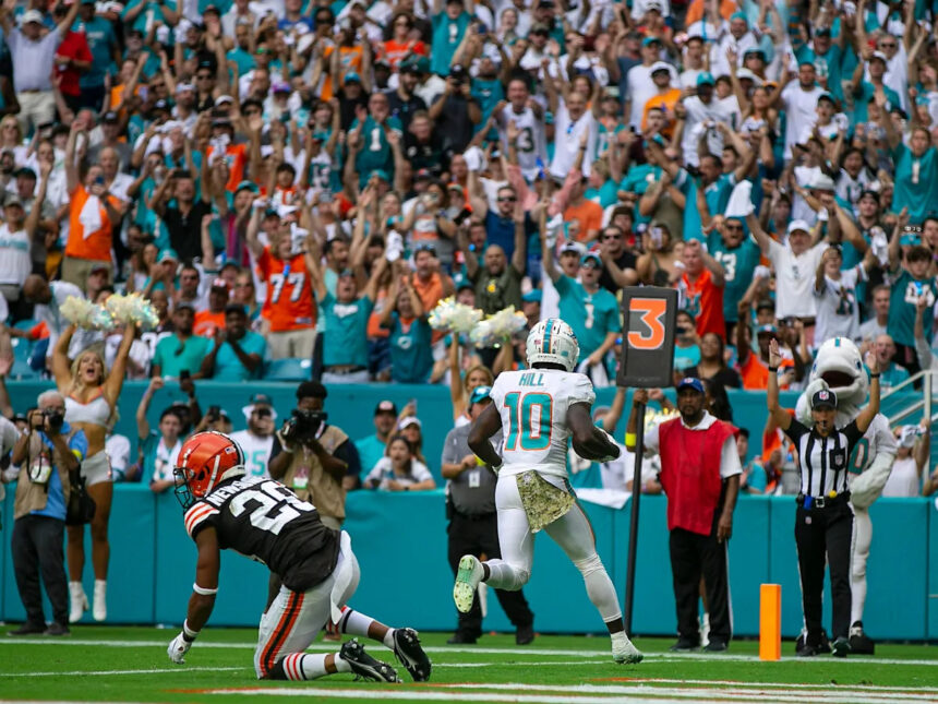 Miami Dolphins releasing Tyreek Hill, James Daniels, Nick Westbrook-Ikhine