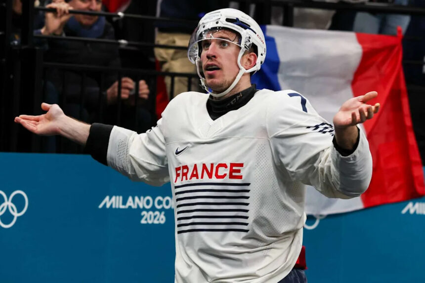 French Hockey Player Suspended from Olympics After Slamming Opponent During Fight, Then Egging on Je