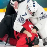 Olympic hockey player suspended for rest of Games after fight