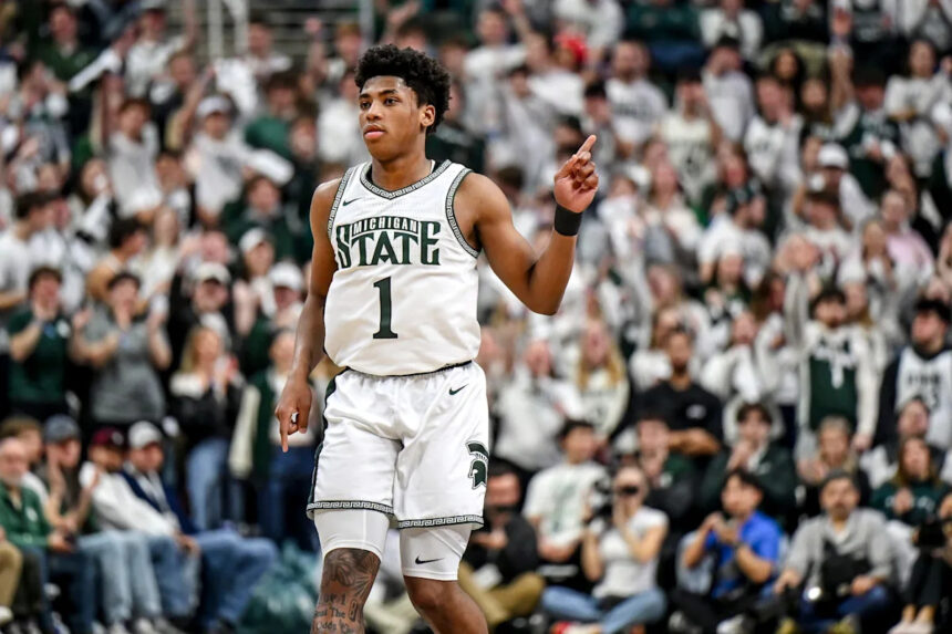 Jeremy Fears Jr, Michigan State basketball feast on Bruins from deep