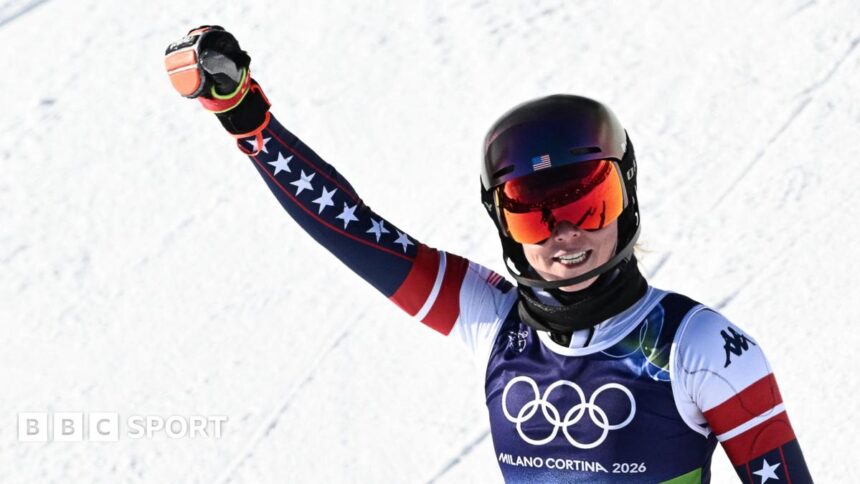 USA's Shiffrin wins slalom gold in emphatic style
