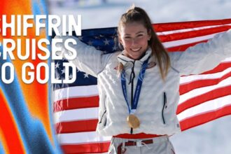 Shiffrin earns redpemption to become three-time Olympic champion