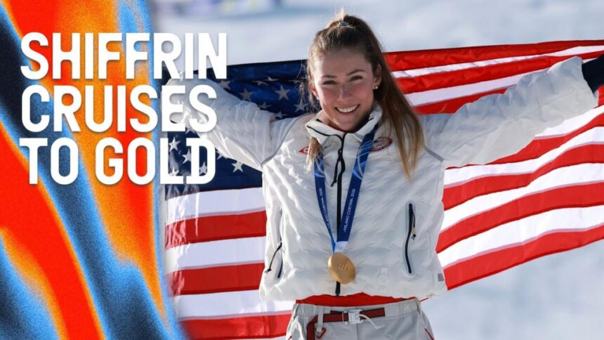 Shiffrin earns redpemption to become three-time Olympic champion