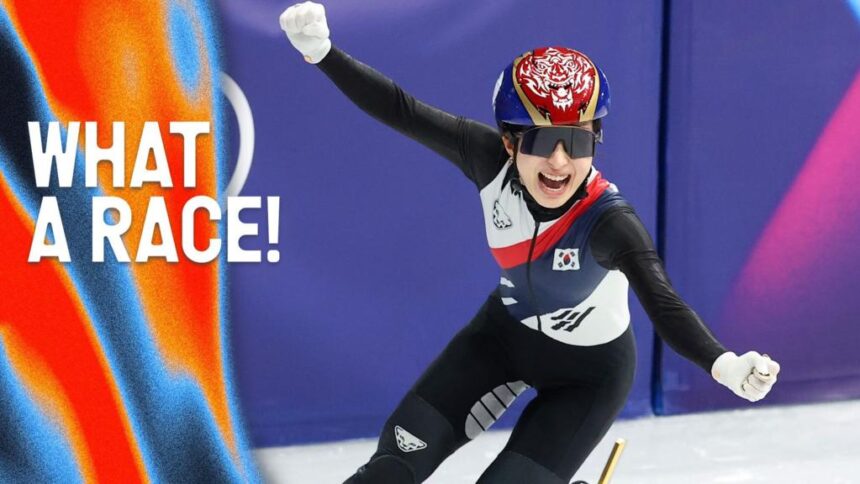 South Korea win dramatic 3000m relay gold as Italy's Fontana makes history