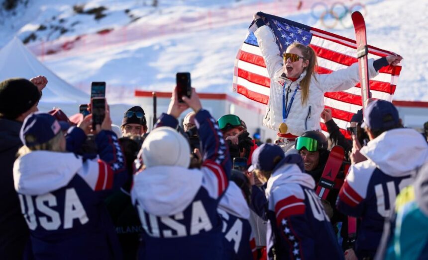 Mikaela Shiffrin overcame grief, crashes and her own self-doubt to win slalom gold again