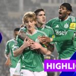 Gordon makes history as Newcastle thrash Qarabag