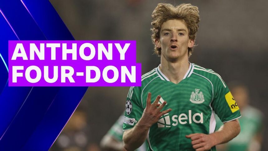 Gordon scores four goals to break Shearer record