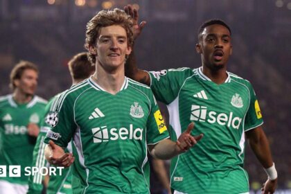 Gordon channels Shearer after breaking his record