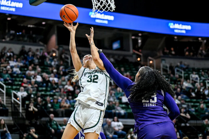 Michigan State women's basketball bounces back with rout of Northwestern